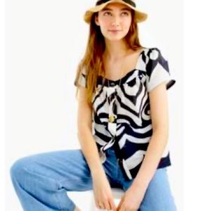 Point Sur J. Crew square neck top